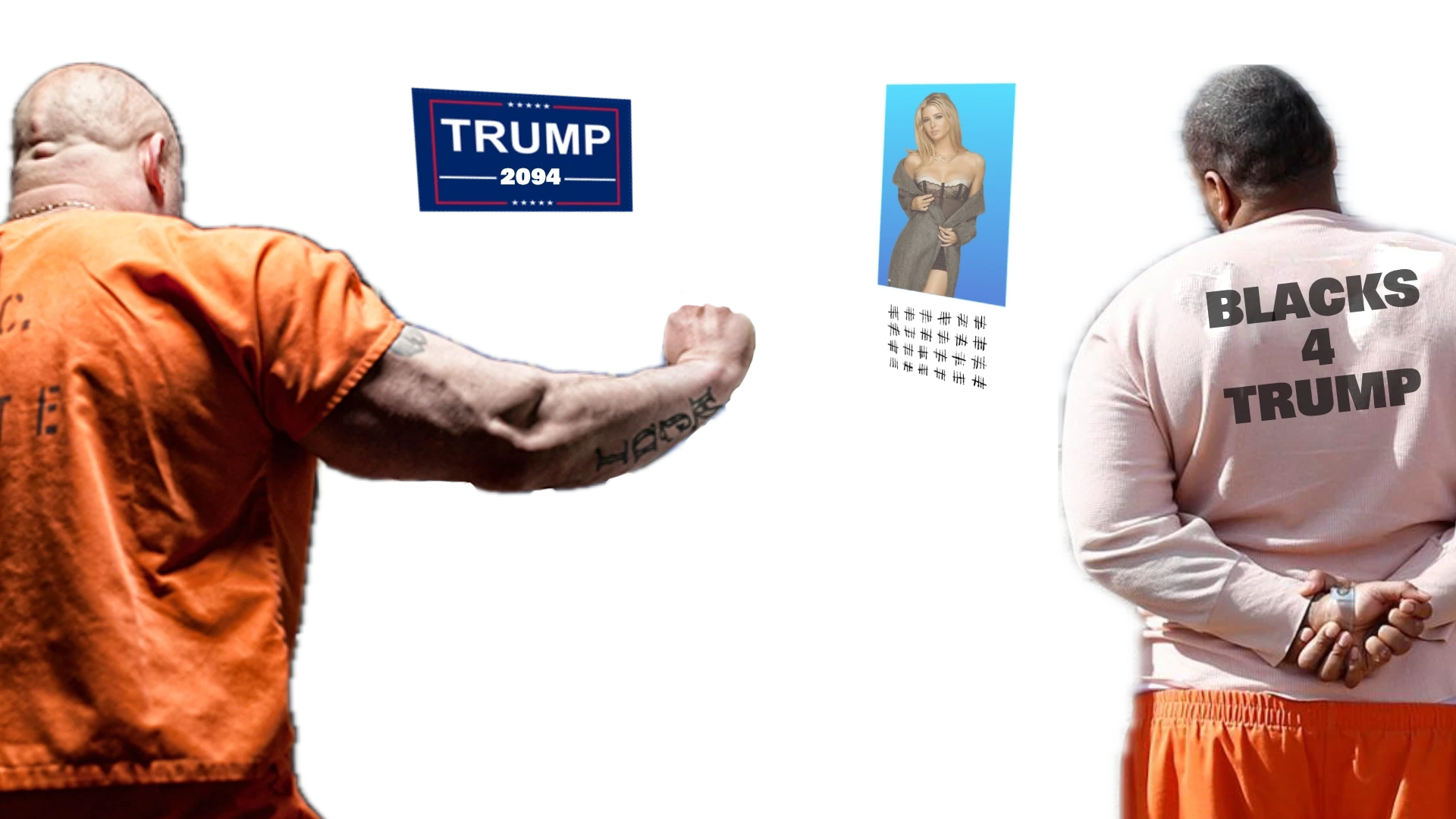 Watch Trump meets his cell mates - image